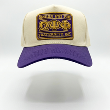 Load image into Gallery viewer, Omega Psi Phi Letter Snapback Hat Omega Psi Phi