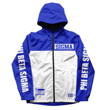 Load image into Gallery viewer, Phi Beta Sigma Fraternity Windbreaker Jacket