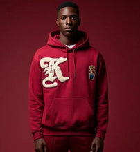 Load image into Gallery viewer, Kappa Alpha Psi Chenille Nupe K bear Hoodie | House of Greeks Kappa Alpha Psi