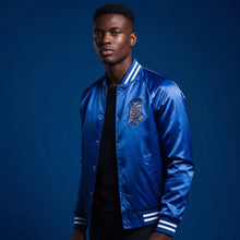 Load image into Gallery viewer, Phi Beta Sigma Fraternity Satin Jacket Phi Beta Sigma