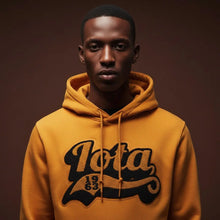 Load image into Gallery viewer, Iota Phi Theta Chenille Hoodie | House of Greeks - Gold Iota Phi Theta
