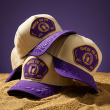 Load image into Gallery viewer, Omega Psi Phi - General | Snapback Hat Omega Psi Phi