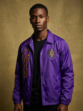 Load image into Gallery viewer, Omega Psi Phi Fraternity - Embroidered | Crossing Jacket Omega Psi Phi
