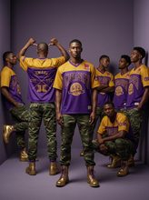 Load image into Gallery viewer, Omega Psi Phi - Boxy Football Jersey Omega Psi Phi