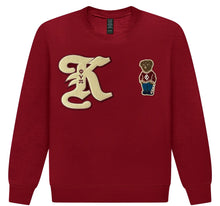 Load image into Gallery viewer, Kappa Alpha Psi Chenille Nupe K Bear Sweatshirt | House of Greek Kappa Alpha Psi