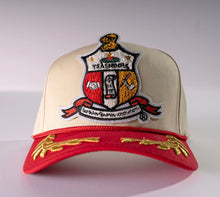 Load image into Gallery viewer, Kappa Alpha Psi Oversize Patch Snapback Hat – Bay Leaf Brim Kappa Alpha Psi