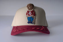 Load image into Gallery viewer, Kappa Alpha Psi Oversize Bear Patch Snapback Hat – Bay Leaf Brim Kappa Alpha Psi