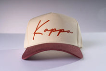 Load image into Gallery viewer, Kappa Alpha Psi Cursive Snapback Hat Kappa Alpha Psi