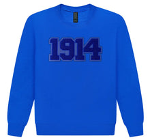 Load image into Gallery viewer, Phi Beta Sigma Chenille Year - Sweatshirt | House of Greeks Phi Beta Sigma