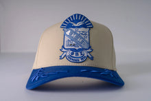 Load image into Gallery viewer, Phi Beta Sigma Oversize Patch Snapback Hat – Bay Leaf Brim Phi Beta Sigma