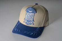 Load image into Gallery viewer, Phi Beta Sigma Oversize Patch Snapback Hat – Bay Leaf Brim Phi Beta Sigma