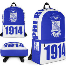 Load image into Gallery viewer, Phi Beta Sigma Backpack Phi Beta Sigma