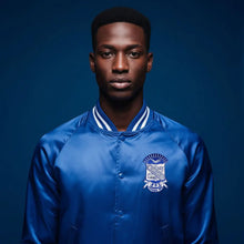 Load image into Gallery viewer, Phi Beta Sigma Fraternity Satin Jacket Phi Beta Sigma