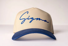 Load image into Gallery viewer, Phi Beta Sigma " Cursive " Snapback Hat Phi Beta Sigma