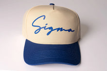 Load image into Gallery viewer, Phi Beta Sigma " Cursive " Snapback Hat Phi Beta Sigma