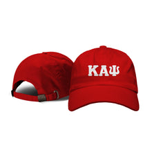 Load image into Gallery viewer, Kappa Alpha Psi Embroidered Letter Dad Hat Kappa