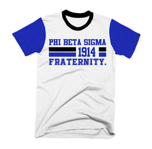 Load image into Gallery viewer, Phi Beta Sigma University Stripe Tee Sigma