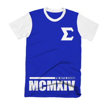 Load image into Gallery viewer, Phi Beta Sigma Roman Colorblock Tee