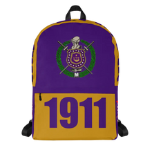 Load image into Gallery viewer, Omega Psi Phi Backpack Omega Psi Phi