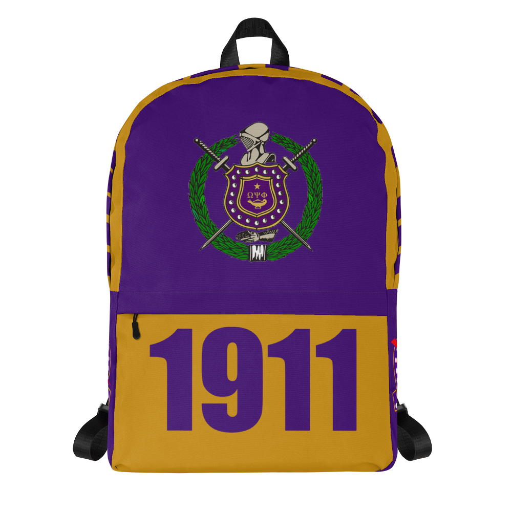 Omega Psi Phi Backpack House of Greeks