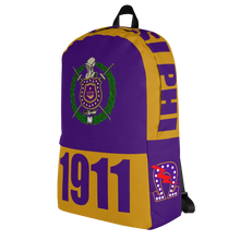 Load image into Gallery viewer, Omega Psi Phi Backpack Omega Psi Phi