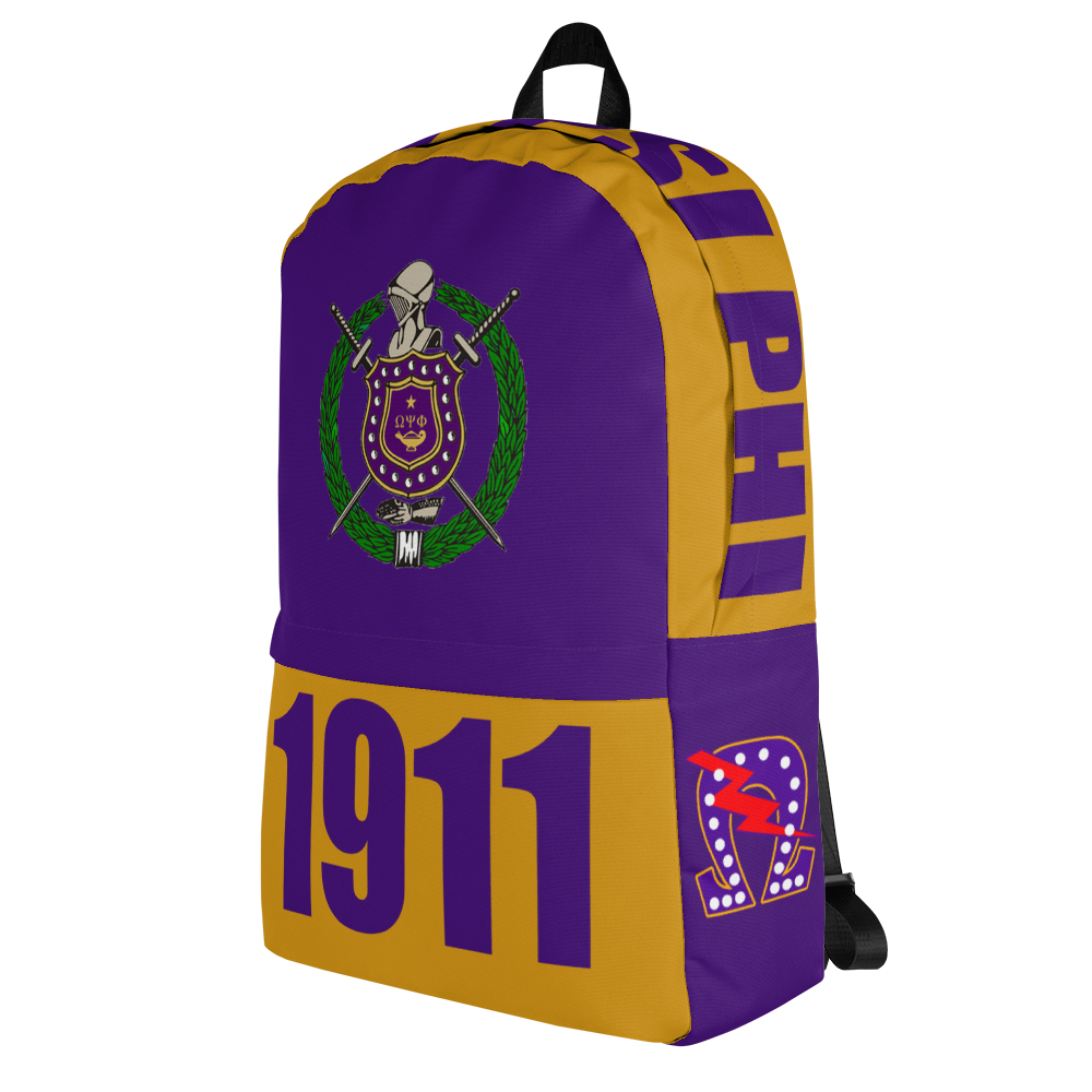 Omega Psi Phi Backpack House of Greeks