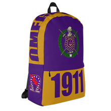 Load image into Gallery viewer, Omega Psi Phi Backpack Omega Psi Phi