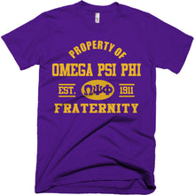 Load image into Gallery viewer, Omega Psi Phi Property of Tee