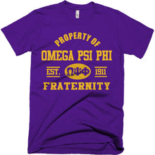 Load image into Gallery viewer, Omega Psi Phi Property of Tee Omega