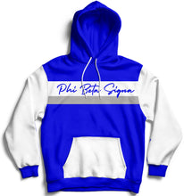 Load image into Gallery viewer, Phi Beta Sigma Cursive Hoodie Sigma
