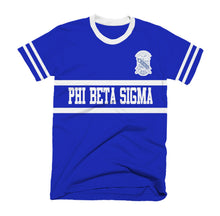 Load image into Gallery viewer, Phi Beta Sigma Stripe Tee Phi Beta Sigma