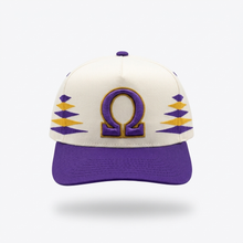 Load image into Gallery viewer, Omega Psi Phi - 3D Letter Abstract | Snapback Hat Omega Psi Phi
