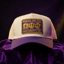 Load image into Gallery viewer, Omega Psi Phi Letter Snapback Hat Omega Psi Phi
