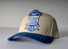 Load image into Gallery viewer, Phi Beta Sigma Oversize Patch Snapback Hat – Bay Leaf Brim
