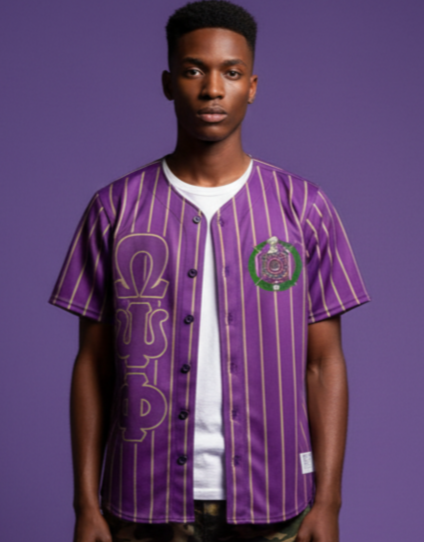 Omega Psi Phi Fraternity - Baseball Jersey | House of Greeks