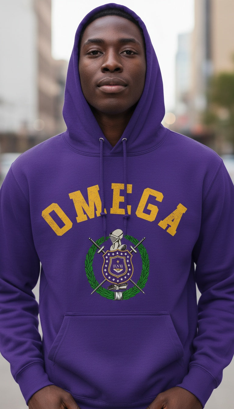Omega Psi Phi O Hoodie | House of Greeks