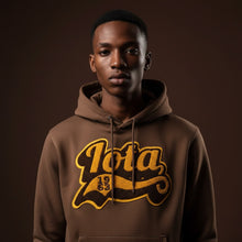 Load image into Gallery viewer, Iota Phi Theta Chenille Retro Hoodie | House of Greeks
