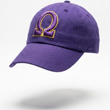 Load image into Gallery viewer, Omega Psi Phi - 3D Puff  Letter | Dad Hat Omega
