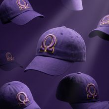 Load image into Gallery viewer, Omega Psi Phi - 3D Puff  Letter | Dad Hat Omega
