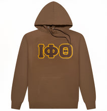 Load image into Gallery viewer, Iota Phi Theta Chenille Letter Hoodie | House of Greeks
