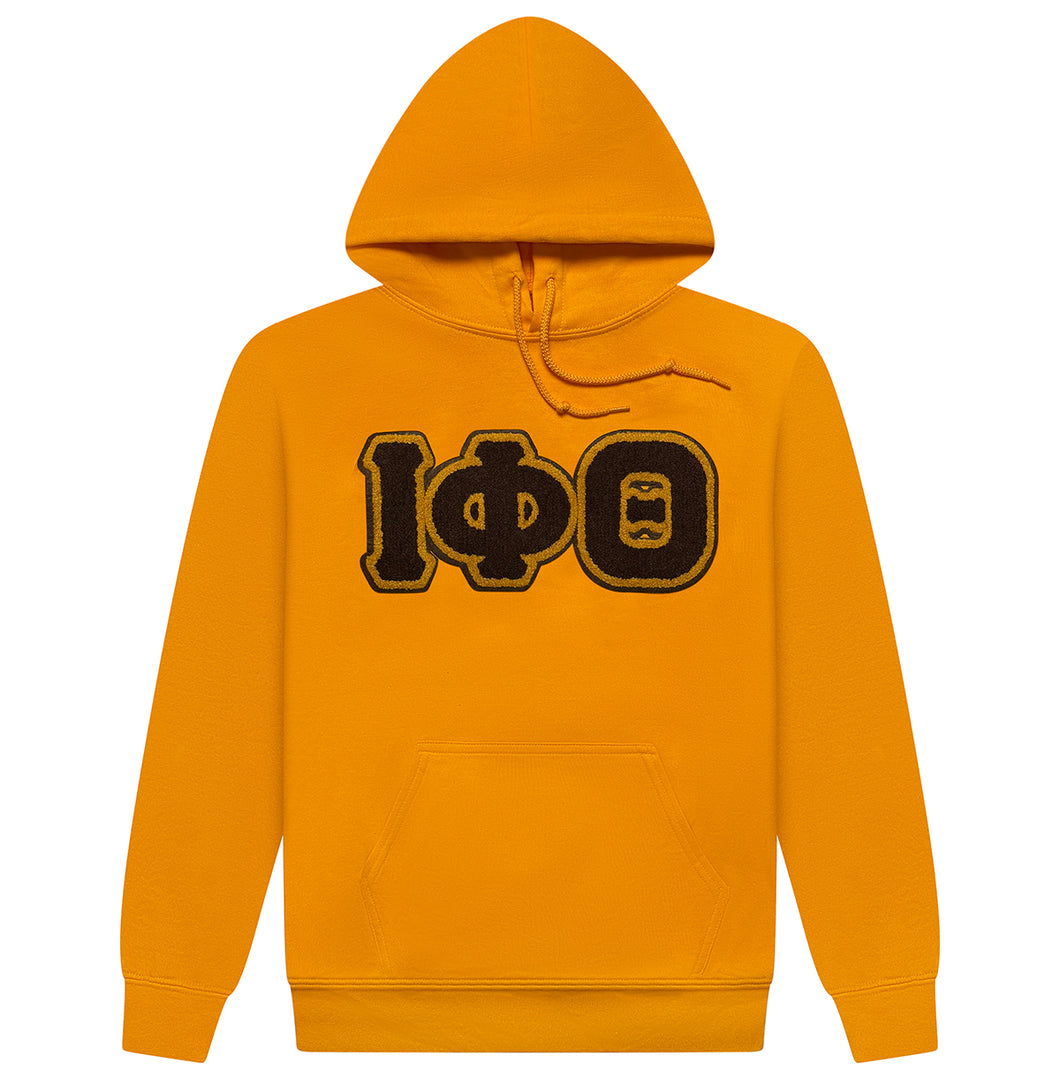 Iota Phi Theta Chenille Letter Hoodie | House of Greeks
