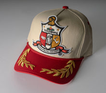 Load image into Gallery viewer, Kappa Alpha Psi Oversize Patch Snapback Hat – Bay Leaf Brim
