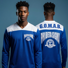 Load image into Gallery viewer, Verse |  Phi Beta Sigma Long Sleeve Sports Jersey Phi Beta Sigma
