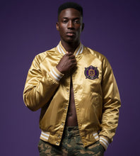 Load image into Gallery viewer, Omega Psi Phi Fraternity Satin Jacket
