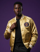 Load image into Gallery viewer, Omega Psi Phi Fraternity Satin Jacket
