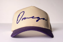 Load image into Gallery viewer, Omega Psi Phi Cursive Snapback Hat Omega Psi Phi
