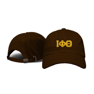 Iota Phi Theta Embroidered  Letter Dad Hat