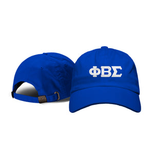 Phi Beta Sigma Embroidered Letter Dad Hat