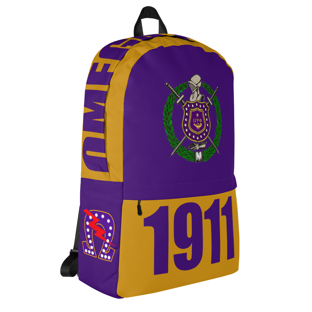 Omega Psi Phi Backpack House of Greeks